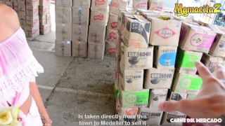 Carne Del Mercado - Latina Teen Shaking Her Round Juicy Ass On Big Cock