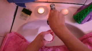 ASMR - Wash your hand, listen to the rain and relax - #SCRUBHUB