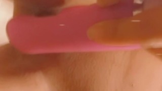 Hot, Sexy, Tenn, Babe, Destiny Cruz Masturbating With Her Pink Vibrator!