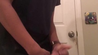 Teen jerking off