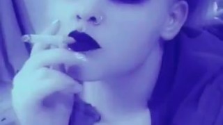 Just looking and feeling sexy while smoking