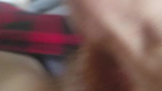 Morning wood play w/cum shot