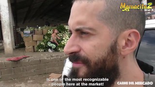 Carne Del Mercado - Redhead With Big Ass Gets Picked Up And Fucked Hard