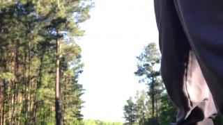 Public dick flashing at golf course 
