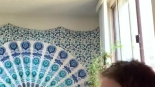babe sucks off hung yoga instructor and swallows his big load