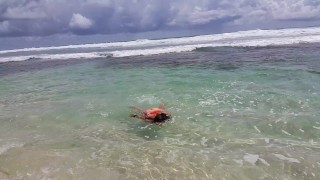 NO PANTIES on another Perfect NUDIST BEACH #Paradise Beach after Storm 