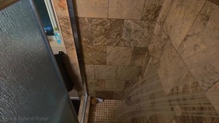 Can’t Get Enough Cock! Fucked Again After Shower Creampie