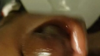 Busting a quick but in the toilet
