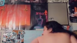 dancing around /stripping / twerking