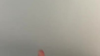 Touching My rock hard cock in the toilets with huge cumshot 
