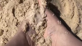 Get Nude On The Beach With Me - Feet Fetish