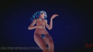 SFW MMD Miku Micro Bikini - Heart Attack - 1069