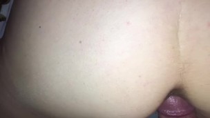 mature Milf gets her ass filled and farts cum out