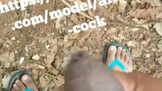 Srilankan horny guy jerking off in a jungle 