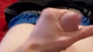 Daddy makes himself cum