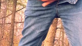 Outdoor cock release bate and wank
