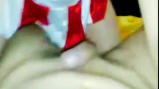 Sensual baile de porrista termina montando una gran verga