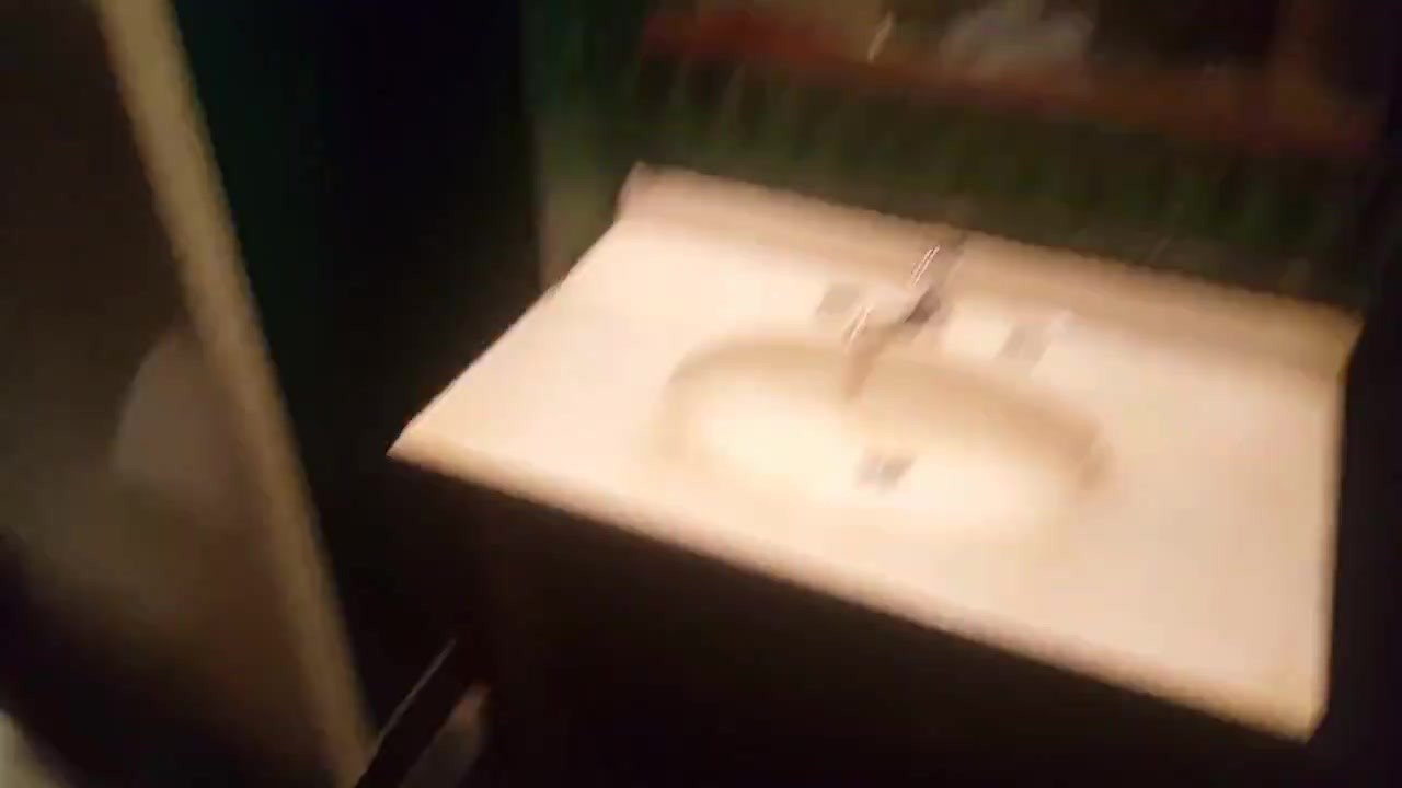 gay deepthroat in the public bathroom