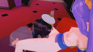 Fate/Grand Order Hentai 3D (Lesbian/Threesome) - Wu Zetian x Scheherazade