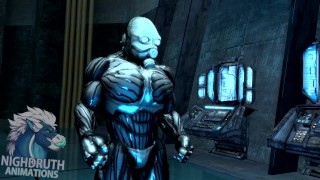 Alone Time, A Combine Muscle Growth Animation