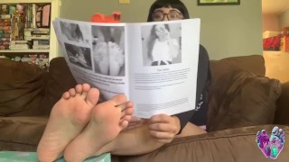 Foot Fetish Adult Coloring Book by foot model Princess Bella Soles