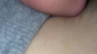 Amazing close-up of my mushroom knob being edged until hot comb shoots out