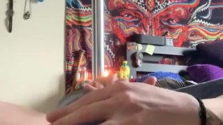 POV creampie pussy eating and licking