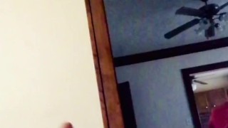 Toy sucks cum quickly out of cock while he moans & cusses at climax