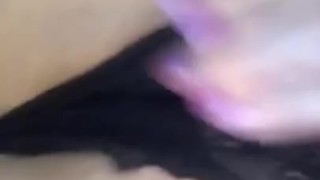WTF! MILF  cums hard in her panties 