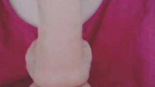 Smooching my dildo