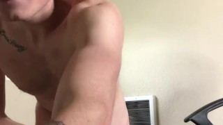 Making you watch me Jerk off in my office