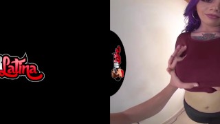 VRLatina - Big Breast Latin Babe Home Fucking - VR