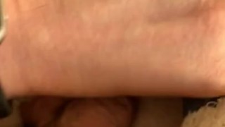 Revealing and wanking small penis 