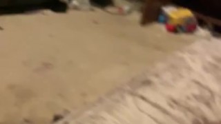Busting huge nut everywhere outta my ebony cock 