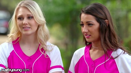 WebYoung Lily Rader's Softball Training Turns Into Hot teens Threesome