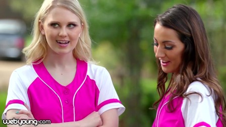WebYoung Lily Rader's Softball Training Turns Into Hot teens Threesome