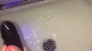 Frotting and Docking, I sucked my cum off the dildo after cumming