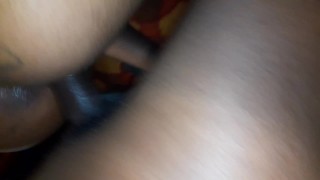 Dicking her down at the telly