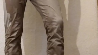 Guy Pissing Pants 3 Times