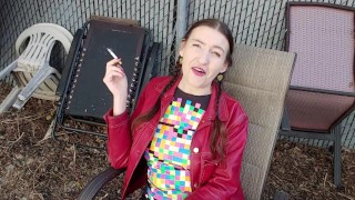 Inhale 30 smoking fetish by Gypsy Dolores