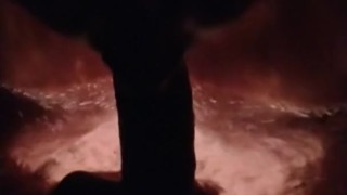 Hot tub pov blowjob