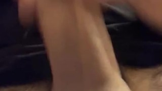 Solo jerk off, huge load