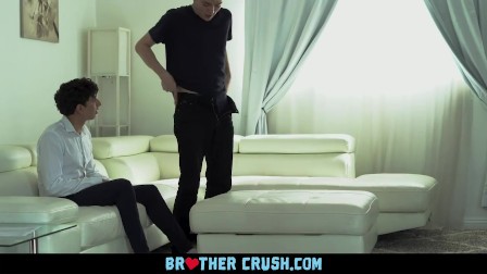 Brother Crush - Twink Topped By Big Dick Step Brother