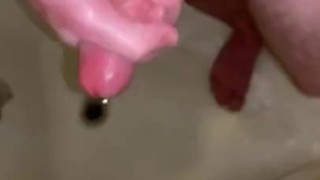 Shooting blanks in the shower