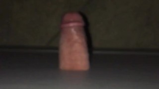 Almost Caught Fucking the glory hole of our picnic table that was stored in the shed
