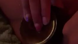 BBC DILDO GETS SQUIRTED ALL OVER!!!