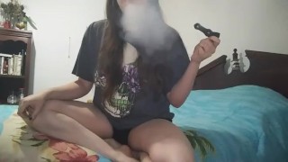 Cute Blowing Clouds - Smoking -