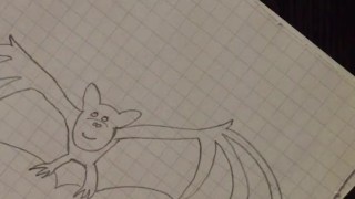 Drawing a bat