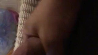 Jerking off and pissing