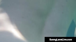 Scuba Sucking Sunny Lane Blows A Dick Underwater!